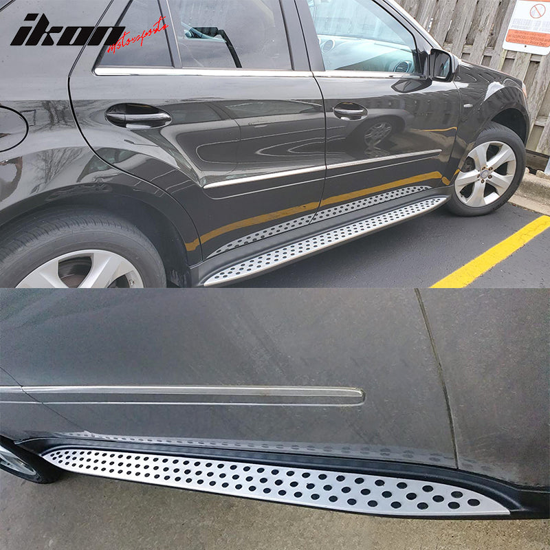 Fits 06-11 Benz W164 ML320 ML350 OE Style Running Board Side Step Nerf Bars 2PC