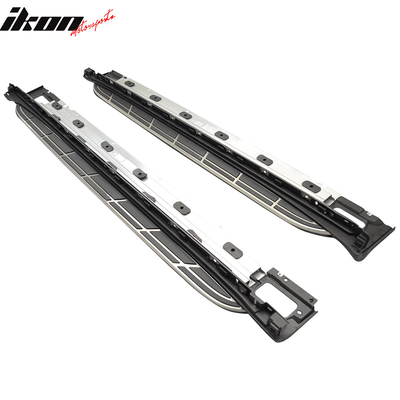 Running Board Compatible With 2011-2018 Porsche Cayenne, Factory Style Side Step Nerf Bar Aluminum by IKON MOTORSPORTS, 2012 2013 2014 2015 2016