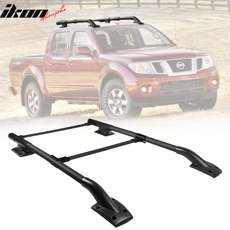 2005-2022 Nissan Frontier OE Black Roof Rack Cross Bar Aluminum ABS