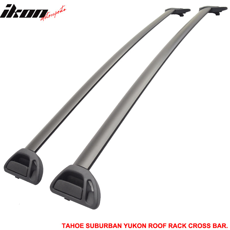 Ikon Rack Fits 00-14 Tahoe Suburban Yukon Cross Bars Roof Luggage Rack Rails ...