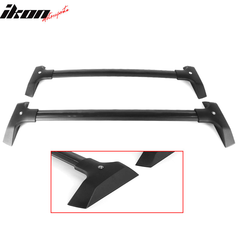 Cross Bars Compatible With 2009-2017 Chevy Traverse, Factory Style Roof Top Bar Luggage Carrier by IKON MOTORSPORTS, 2010 2011 2012 2013 2014 2015 2016