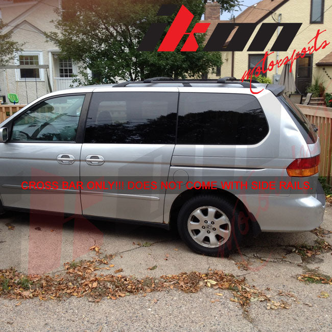 Fits 99-04 Honda Odyssey OE Style Black Top Roof Rack Cross Bar Luggage Carrier