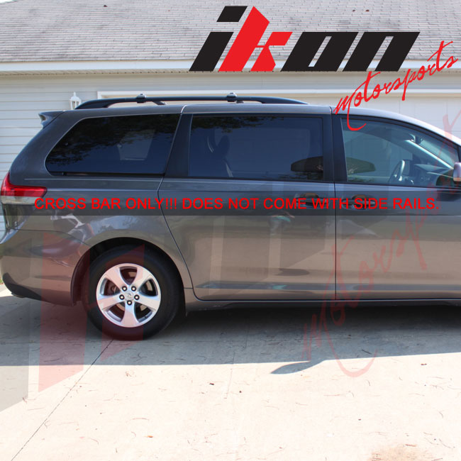 Ikon Rack Roof Rack Cross Bar Compatible With 2011-2015 Toyota Sienna, Factory ...