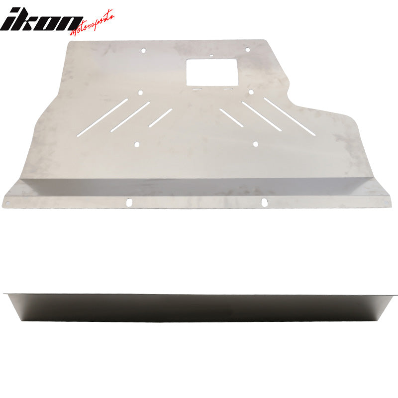 Skid Plate Compatible With 2015-2017 Subaru WRX, Aluminum Engine Splash Shield Under Tray by IKON MOTORSPORTS, 2016 2017