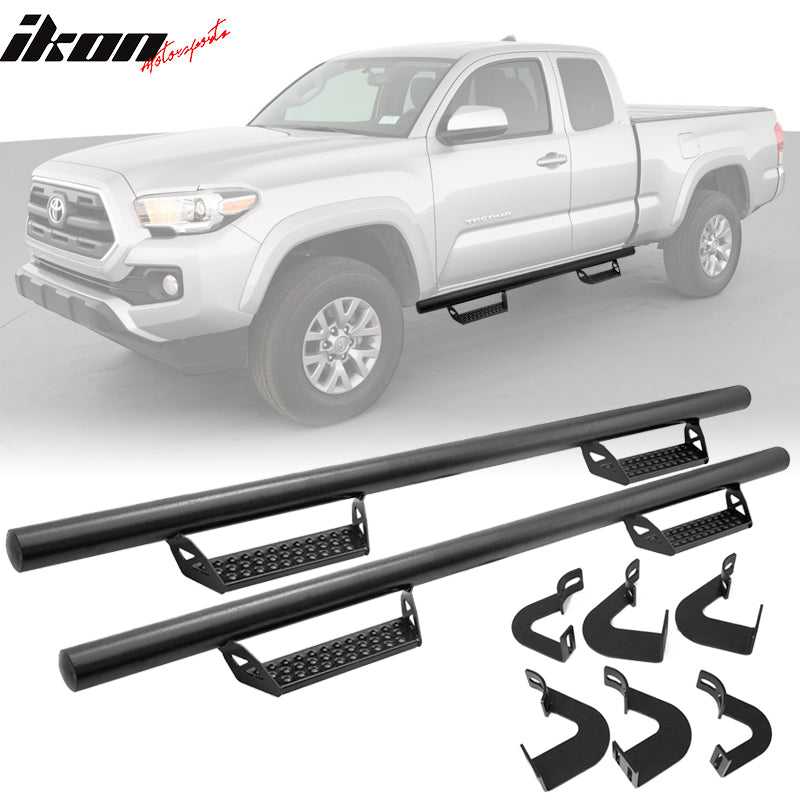 2005-2022 Toyota Tacoma Access Cab BCT Black Running Boards Side Step