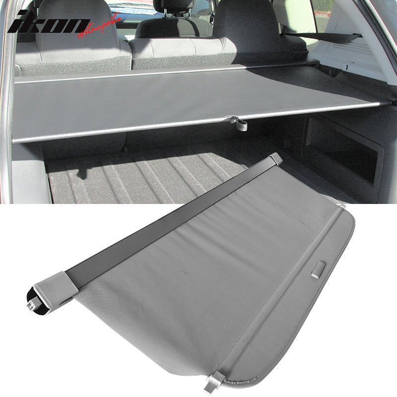 Fit 2007-2017 Jeep Compass & Patrior Cargo Cover Vinyl+Aluminum Rod