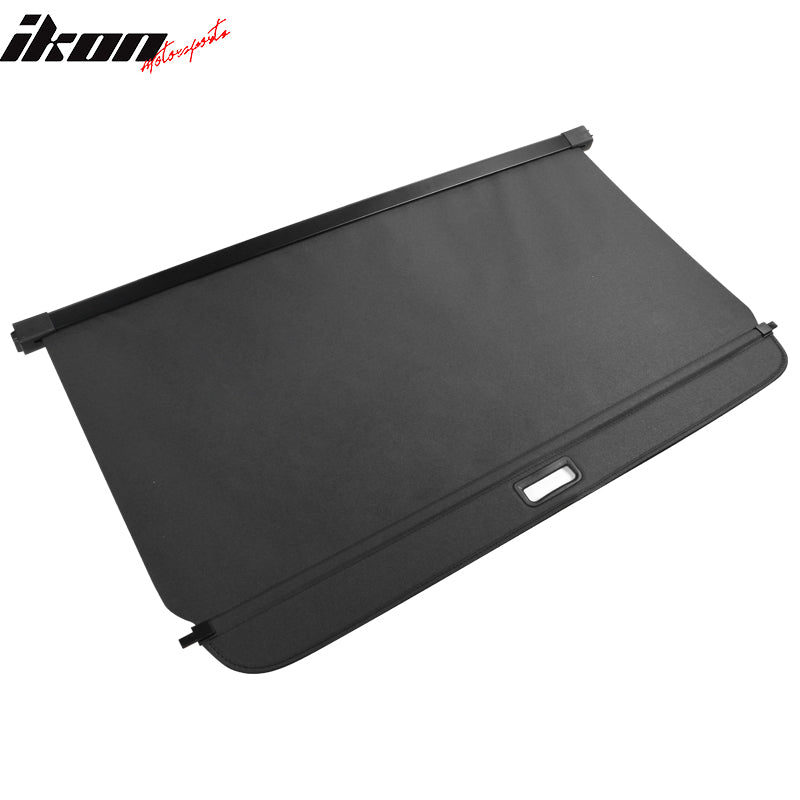 Cargo Cover Compatible With 2006-2011 Benz ML Class W164, Black Vinly + Aluminum Rod Tonneau Cover Retractable By IKON MOTORSPORTS, 2007 2008 2009 2010 2011 2012