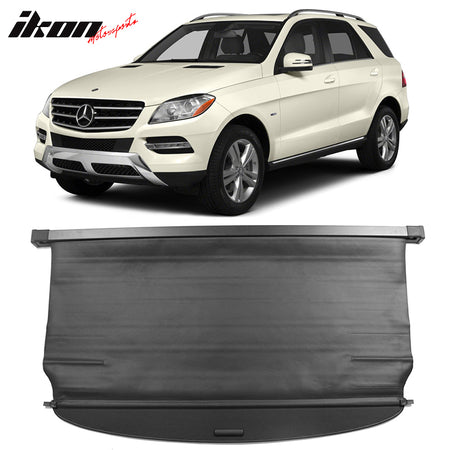 Fits 12-15 Benz ML Series ML350 PU Leather Tonneau Cargo Cover Retractable