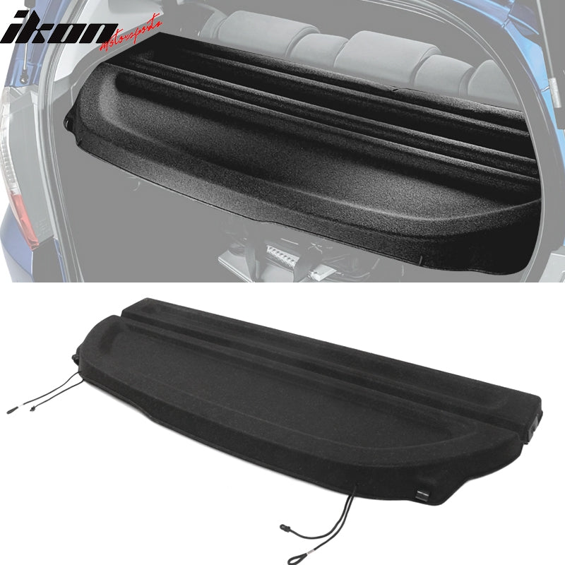 2012-2013 Honda Fit Jazz Black Rear Trunk Luggage Cargo Cover Plastic