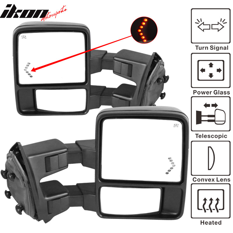 2003-2007 F250 Side View Mirror Heated Turn Signal Light Arrow Lamp