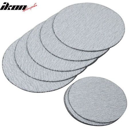 50PC 5in 127mm 100 Grit Auto Sanding Disc Sandpaper Sheets Sand PaperIkon Motorsports