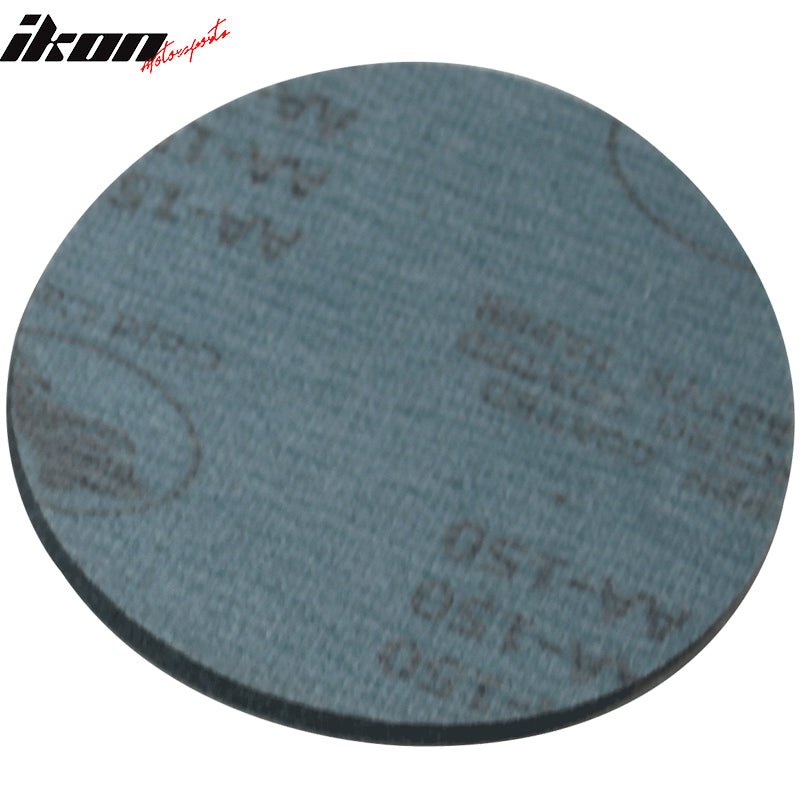 50PC 5in 127mm 150 Grit Auto Sanding Disc Sandpaper Sheets Sand PaperIkon Motorsports