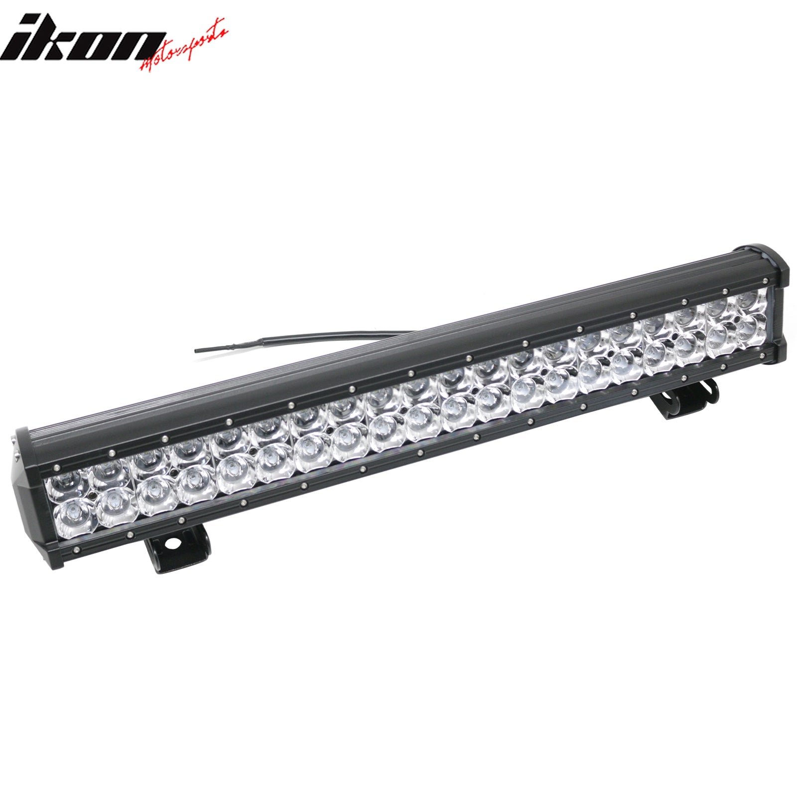 Universal Fit LED Light Bar Black 21" 120W 40 LED 2 Row 8 Degree Spot