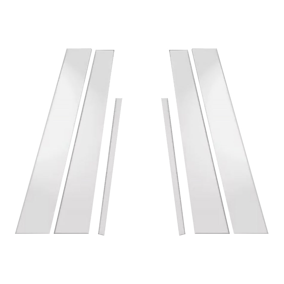 2006-2013 Lexus IS250 IS350 Sedan Chrome 6PCS Window Pillar Post Trims