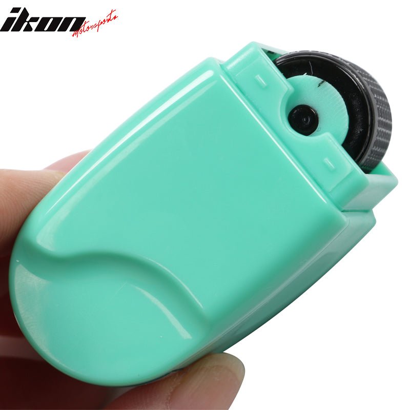 0.67 In Identify Theft Protection Guard Wide Roller Stamp w/ 3 Ink Refill Green