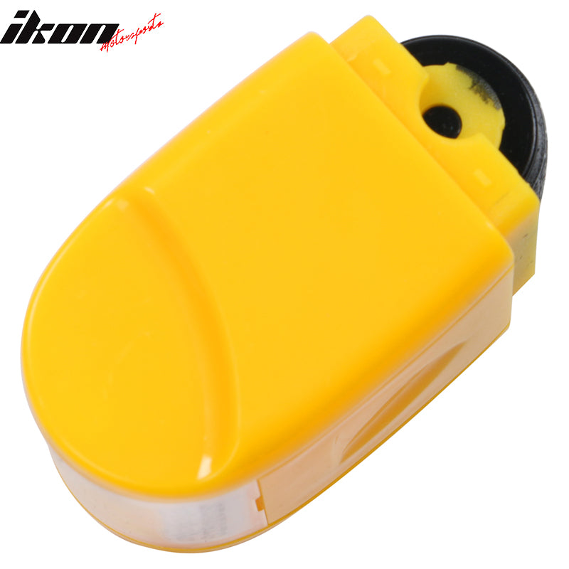 0.67 In Identify Theft Protection Guard Wide Roller Stamp w/ 3 Ink Refill Yellow