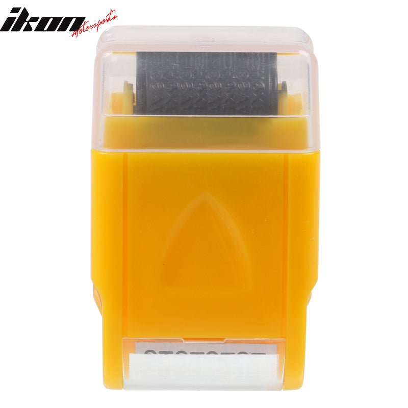 1.34 InIdentify Theft Protection ID Guard Wide Roller Stamp w/ 3 Ink Refill