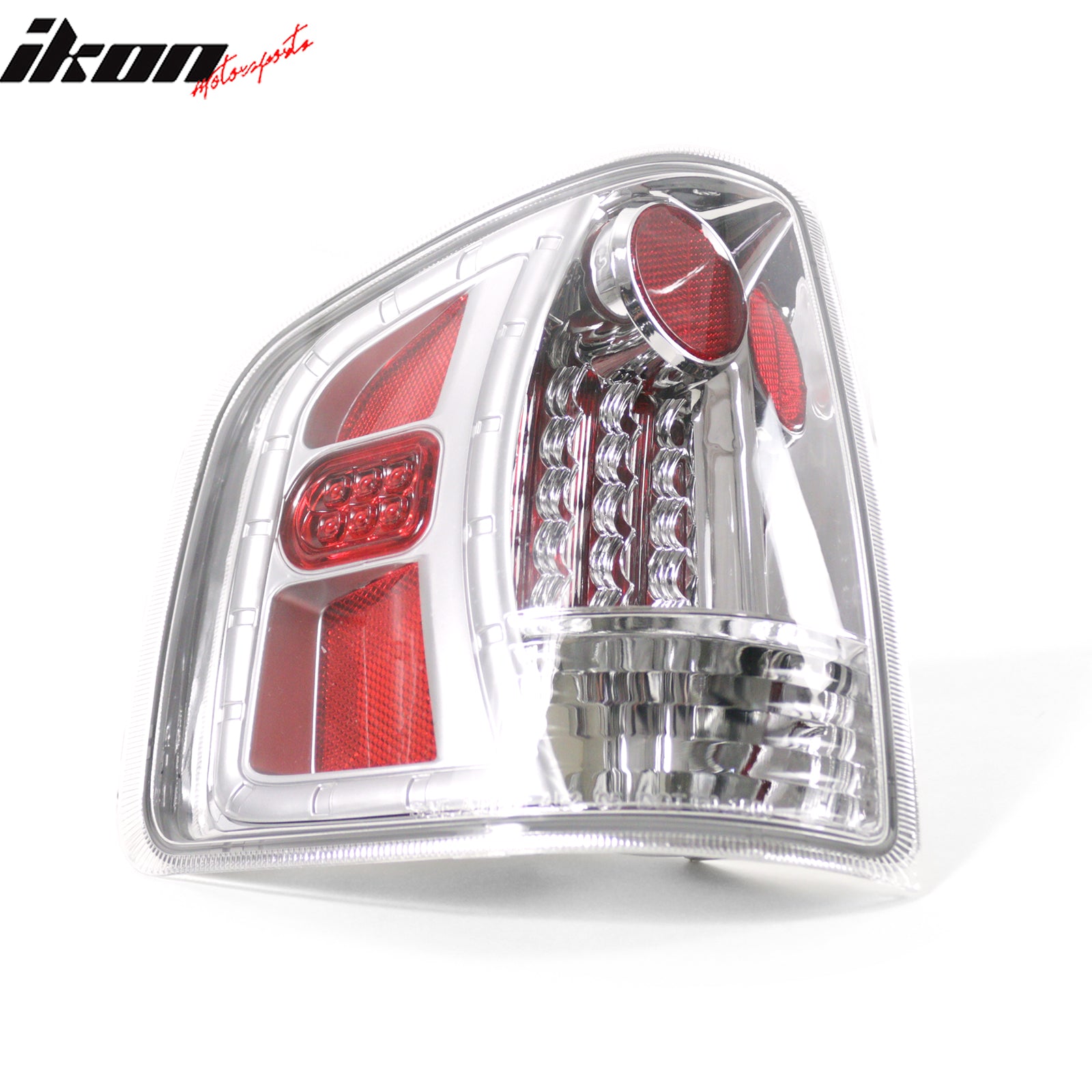 Fits 99-04 Chevy S10/GMC Sonoma Chrome Housing Rear Tail Lights Assembly Pair