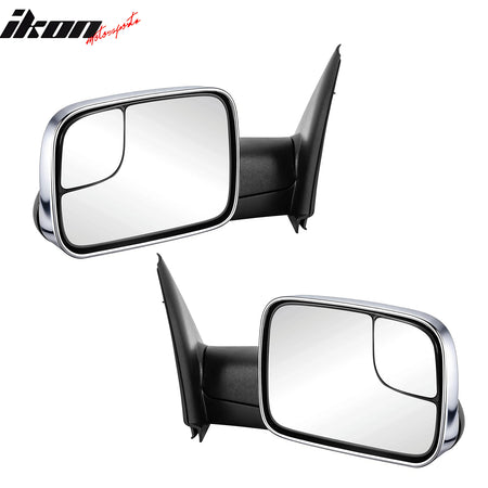 Fit 2002-2008 Dodge Ram 1500 2003-2009 Ram 2500/3500 Towing Mirrors