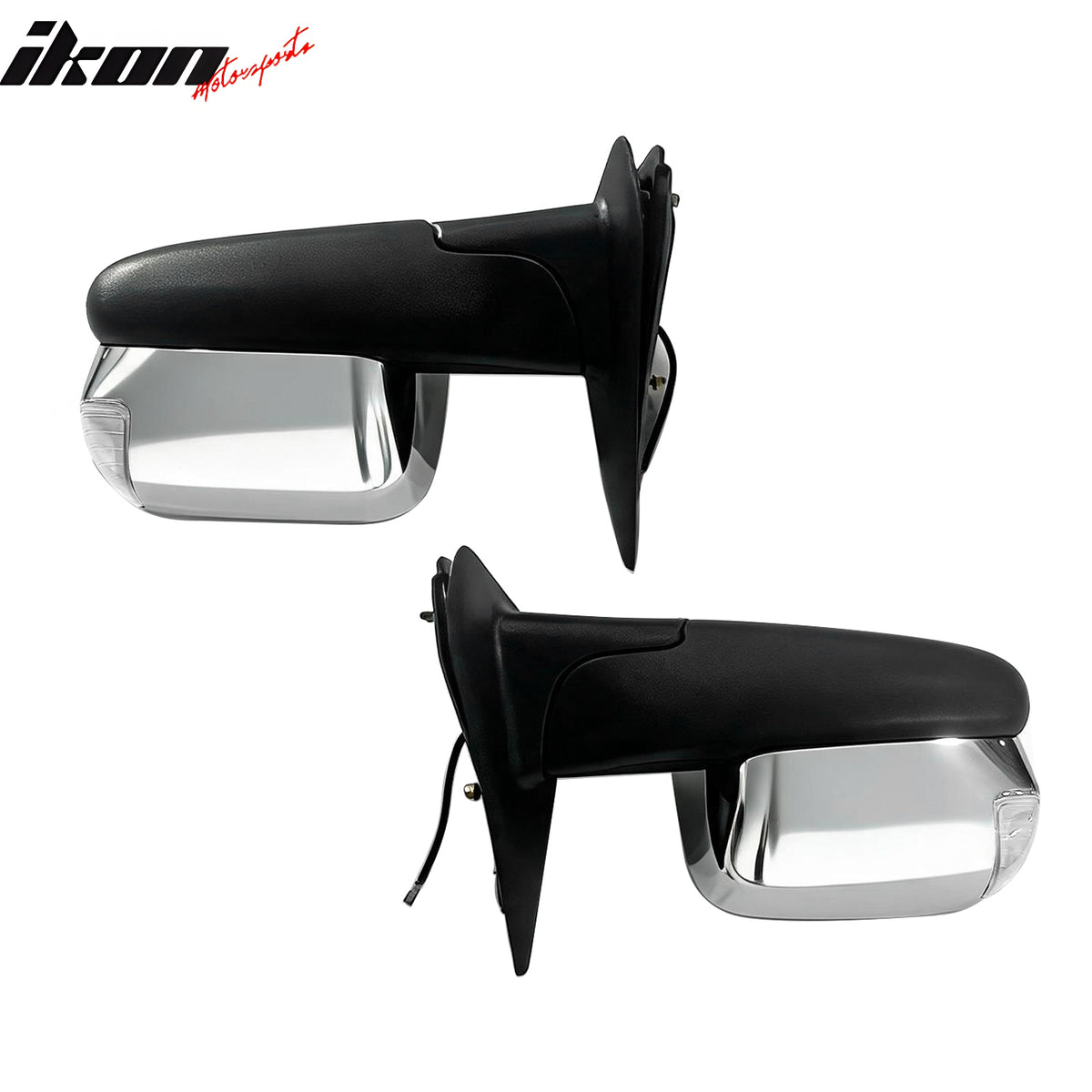 For 02-09 Dodge Ram 1500 2500 3500 Manual Side View Towing Mirror w/ Turn Signal