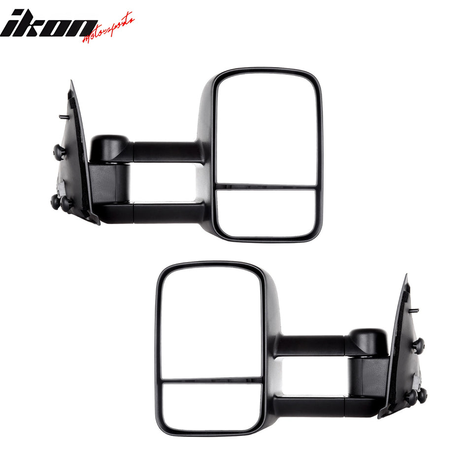 Side Towing Mirrors for Ford F-150 F-250 LD 1997-2004 Power Heated w/ Turn Signal
