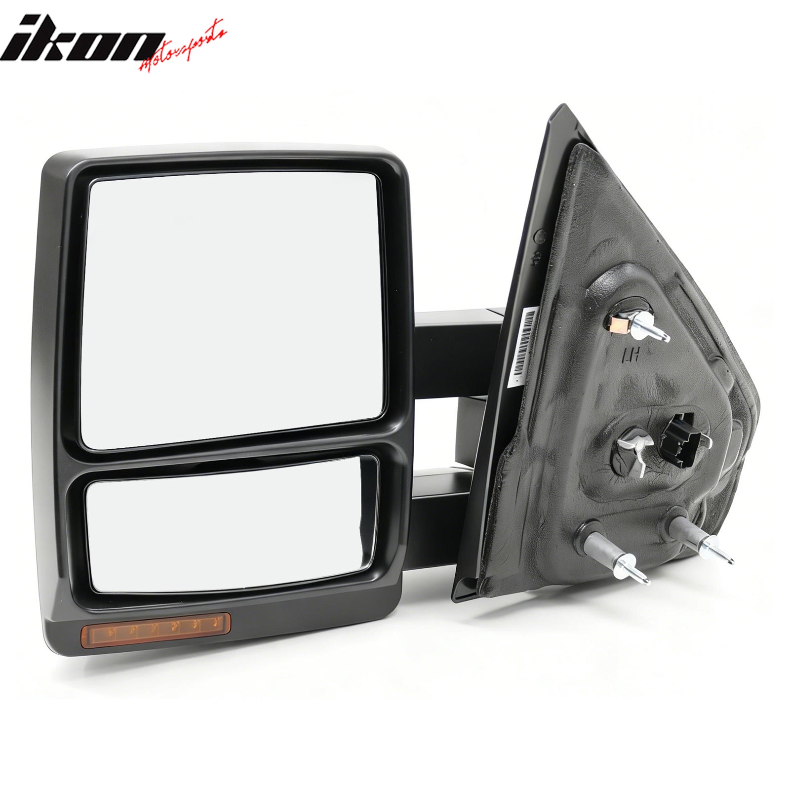 For 07-14 Ford F-150 Power Heated Side Towing Mirrors w/ LED Signal Puddle Light