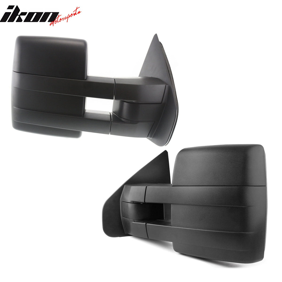 Fits 07-14 Ford F-150 Side View Towing Mirrors Power Heated w/ LED Turn Signal