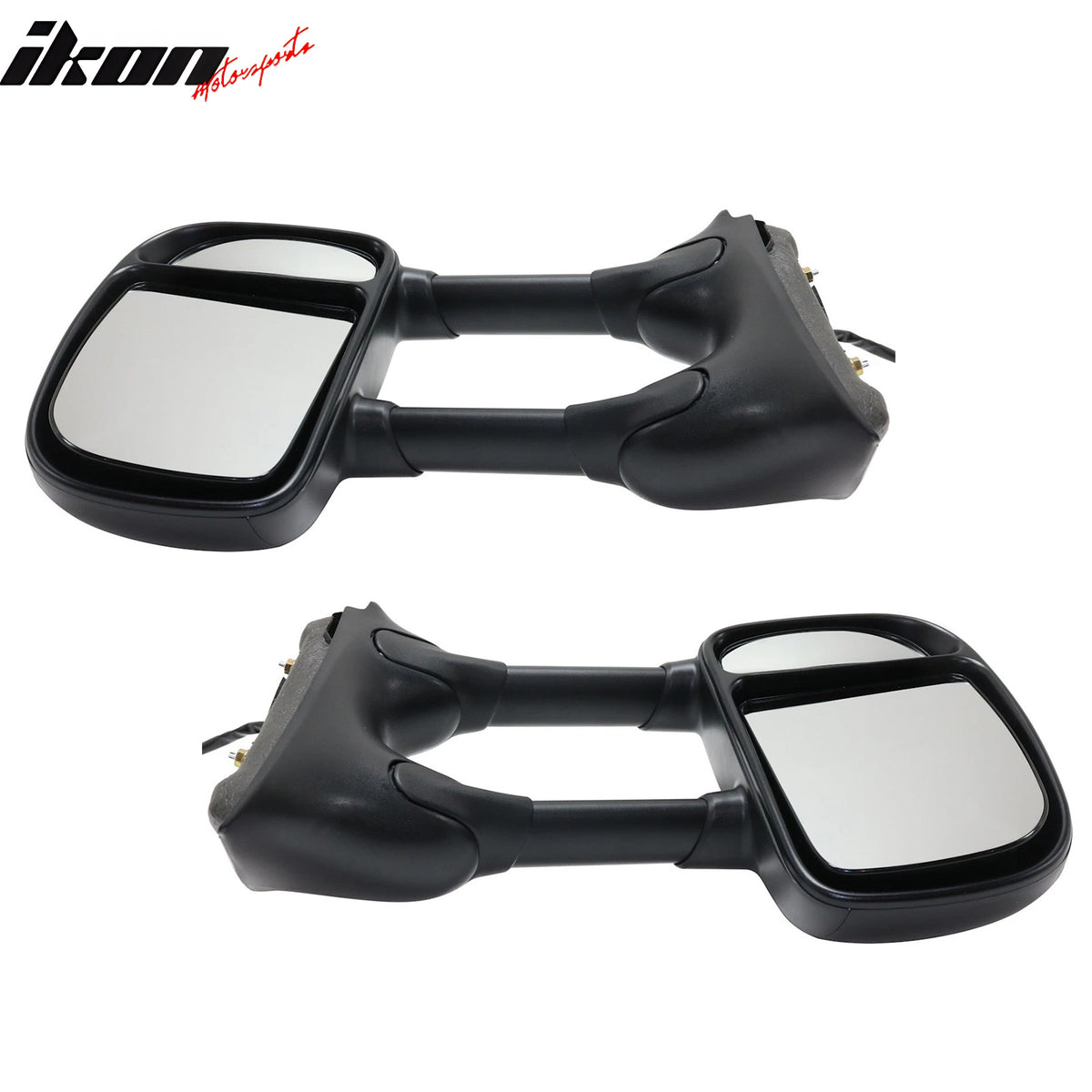Fits 03-07 Ford F250/F350 Super Duty Power Signal Towing Mirrors Texture Cover