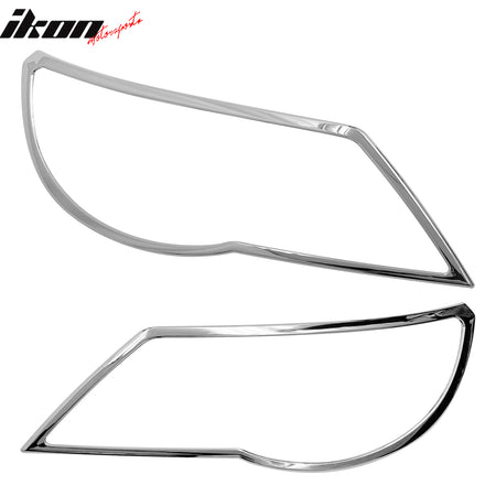 For 09-11 VW Tiguan Pre-facelift Chrome Headlights Trim Bezel Cover Surround Rim