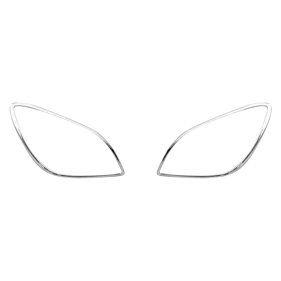 2012-2013 Benz SLK-Class-R172 Chrome Front Headlight Bezels Cover ABS