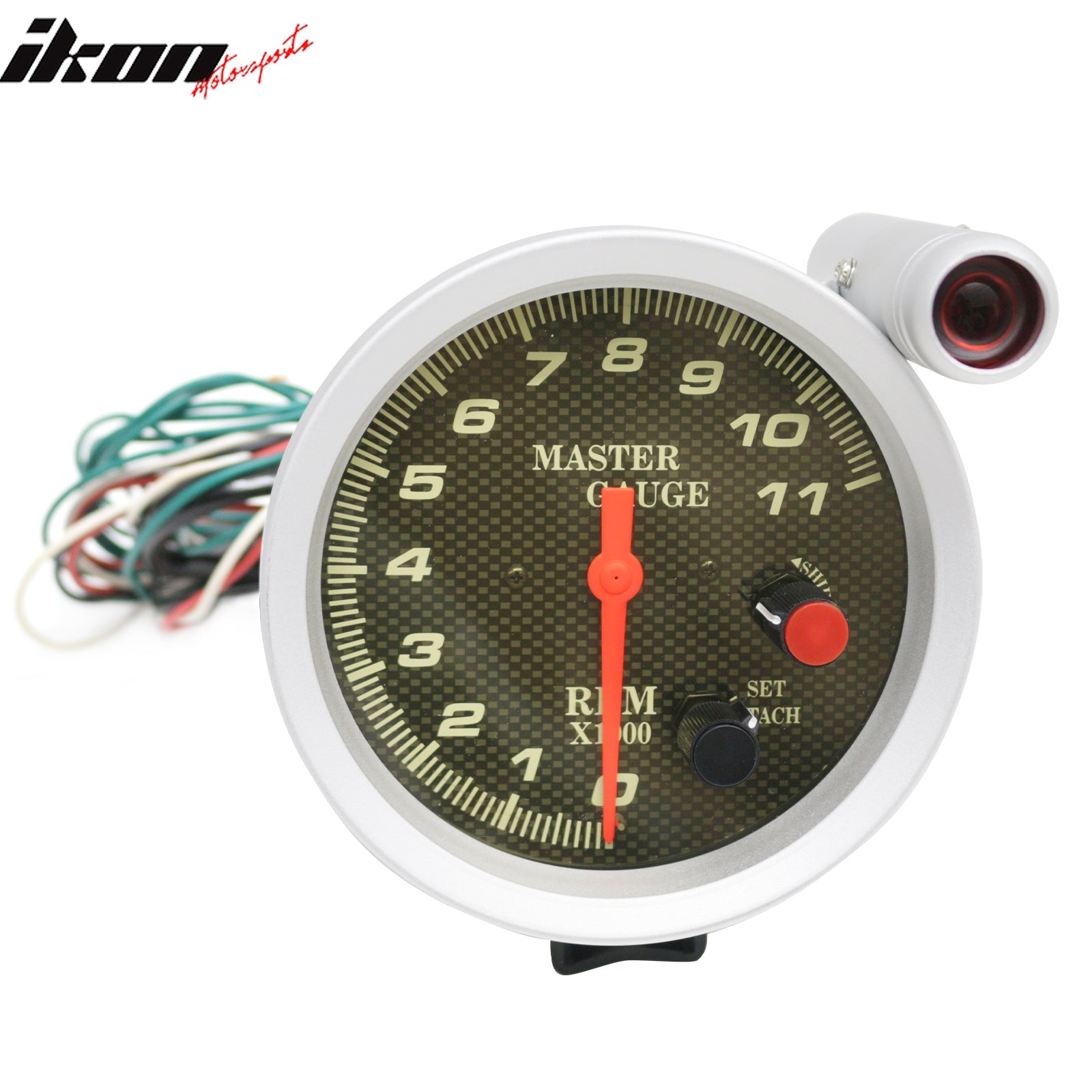 5" 11000 RPM Universal Auto Car Tachometer Gauge Steel 7 Colors