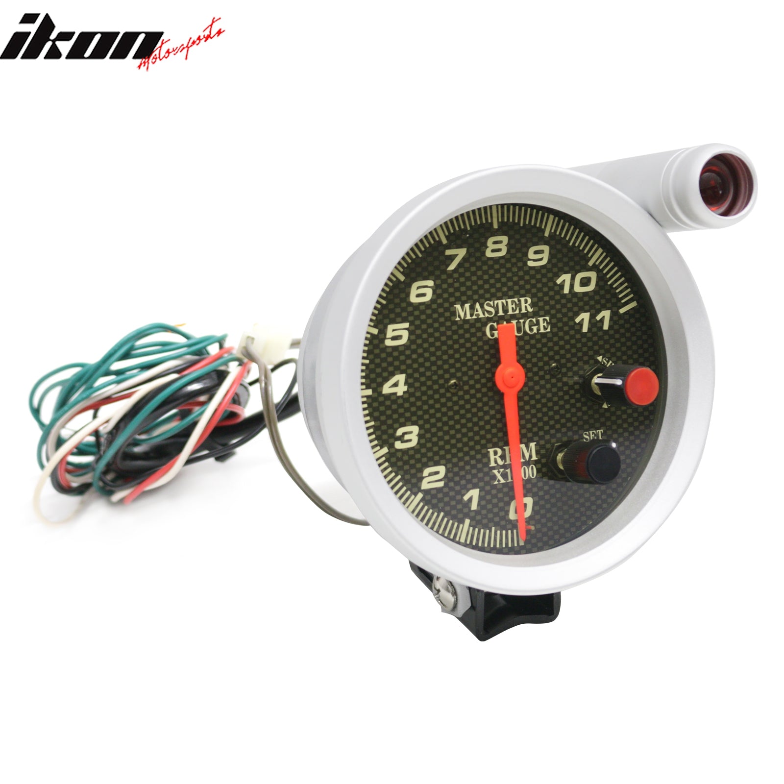 5" 11000 RPM Universal Auto Car Tachometer Gauge Steel 7 Colors