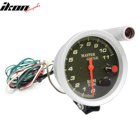 5" 11000 RPM Universal Auto Car Tachometer Gauge Steel 7 Colors