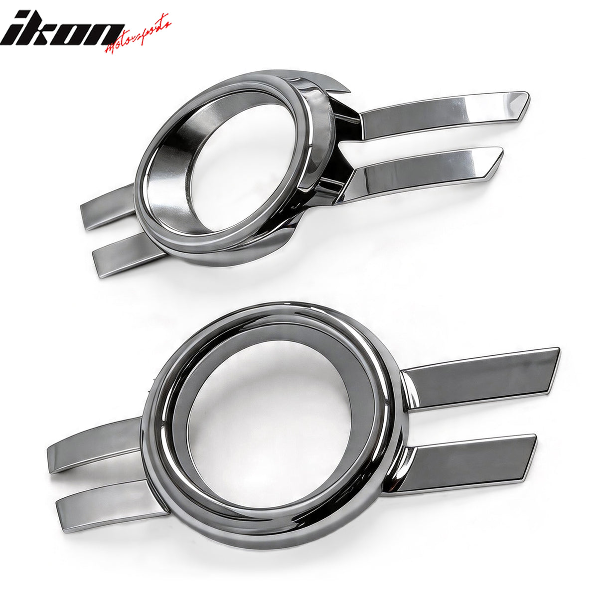 Fits 08-11 Mercedes-Benz W204 C-Class Chrome Fog Lights Bezels Garnish Trim ABS