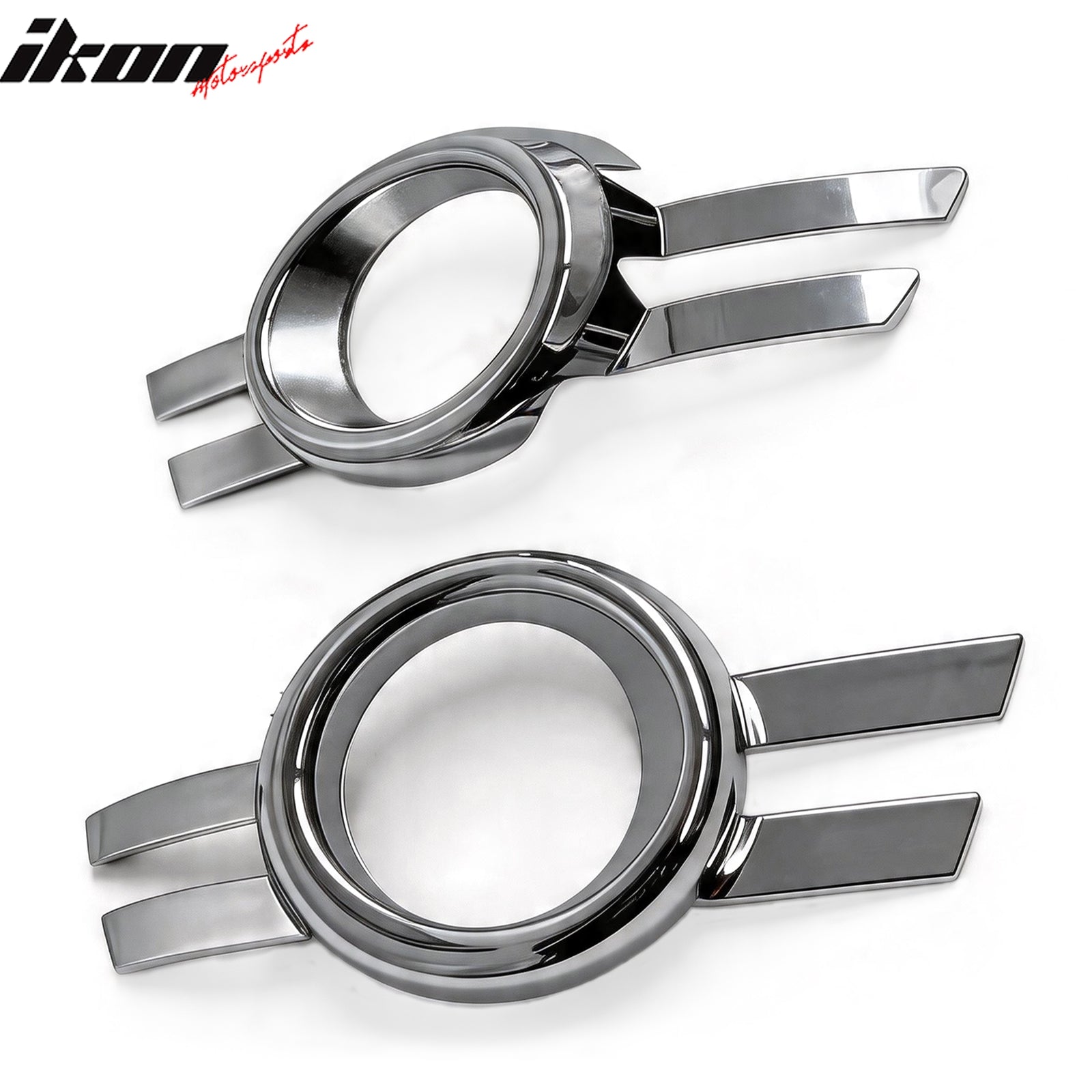 Fits 08-11 Mercedes-Benz W204 C-Class Chrome Fog Lights Bezels Garnish Trim ABS