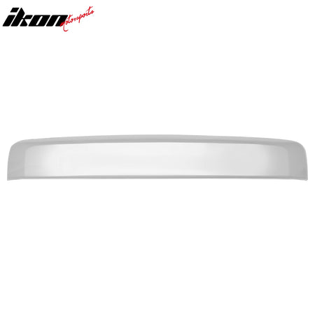 IKON MOTORSPORTS, Rear Hatch Door Top Molding Cover Compatible With 2007-2014 Chevy Suburban& Suburban 1500& Suburban 2500& Tahoe, Chrome ABS Plastic Exterior Trunk Door Flat Handle Trim