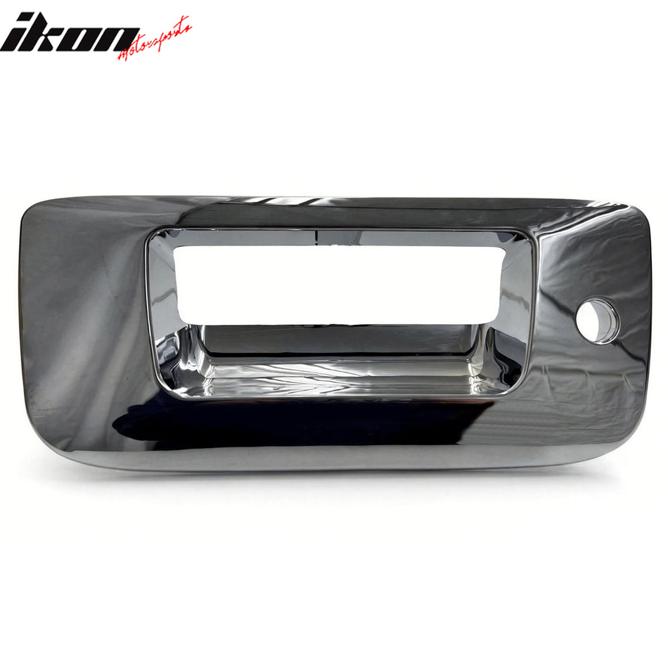 2007-2013 Chevy Silverado GMC Sierra 1500 2500 3500 HD Rear Tailgate Handle Covers Chrome ABS