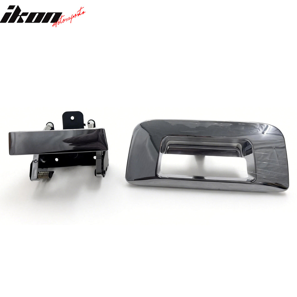 2007-2014 Chevy Silverado GMC Sierra 1500 2500 3500 HD Rear Tailgate Handle Covers Black