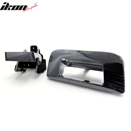 Fits 07-14 Silverado Sierra 1500 2500 3500 HD Black Tailgate Door Handle Cover