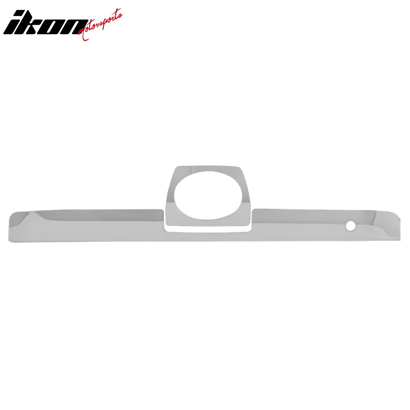 IKON MOTORSPORTS, Rear Tailgate Handle Cover Compatible With 2003-2009 Toyota 4Runner, Chrome ABS Plastic Exterior Trunk Door Flat Molding Cover Trim