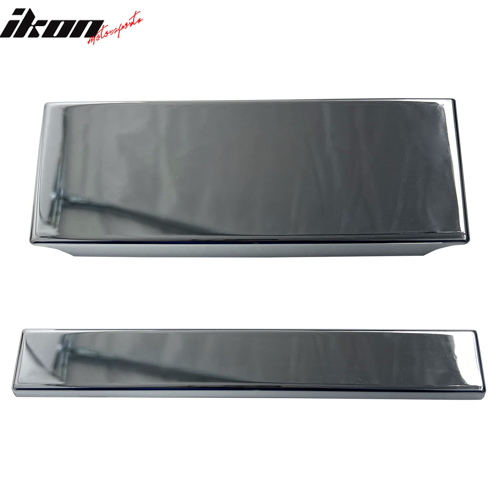 IKON MOTORSPORTS Rear Lift Handle Cover, Compatible with 2002-2006 Cadillac Escalade/Escalade ESV, Chrome Stainless Steel Tailgate Door Handle Protector Cap, 2PCS