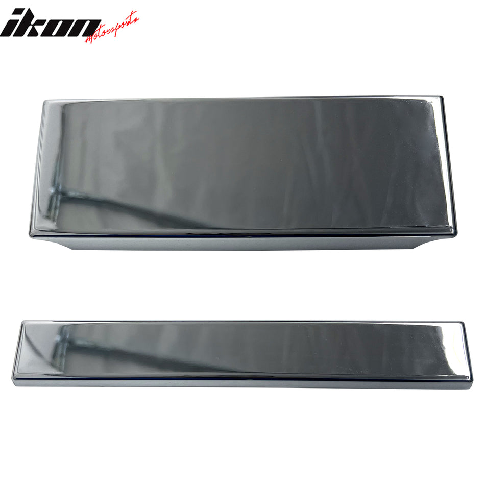 IKON MOTORSPORTS Rear Lift Handle Cover, Compatible with 2002-2006 Cadillac Escalade/Escalade ESV, Chrome Stainless Steel Tailgate Door Handle Protector Cap, 2PCS