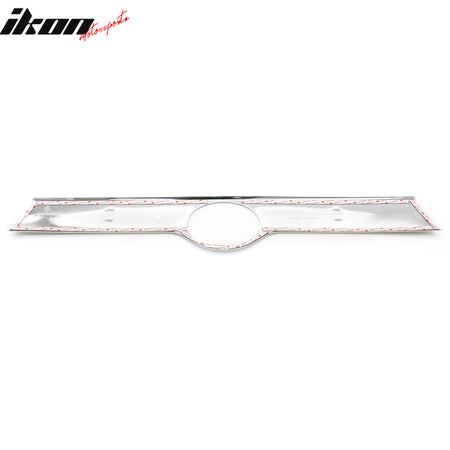 IKON MOTORSPORTS Rear Trunk Molding Trim, Compatible with 2012-2014 Toyota Camry, Chrome ABS Plastic Trunk Gate Lid Tailgate Cover Trim Panel