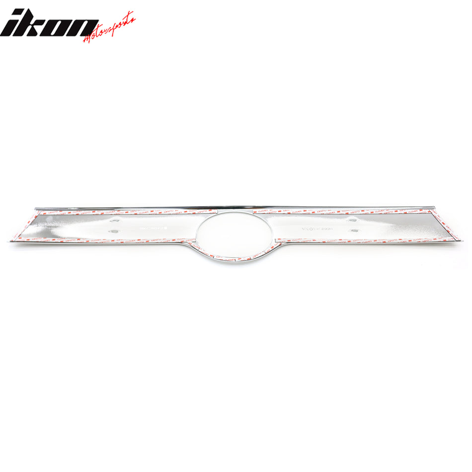 IKON MOTORSPORTS Rear Trunk Molding Trim, Compatible with 2012-2014 Toyota Camry, Chrome ABS Plastic Trunk Gate Lid Tailgate Cover Trim Panel