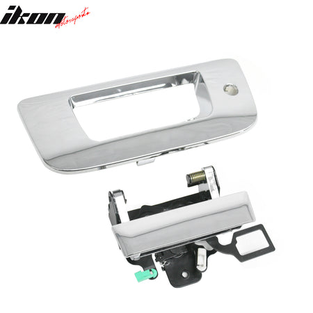Fits 07-13 Chevy Silverado GMC Sierra 1500 Chrome Tailgate Door Handle Cover ABS