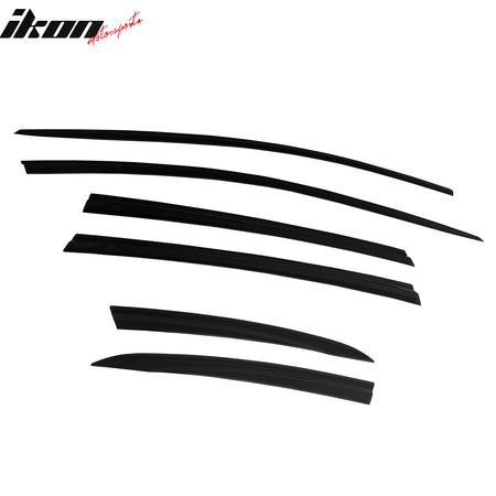 Fits 17-22 Honda CR-V CRV Window Visors Vent Rain Sun Guards Deflectors Smoke