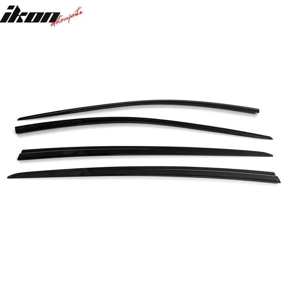 2017-2022 Kia Sportage Window Visors Vent Wind Rain Sun Guards Deflectors ABS Plastic Smoke/Tinted 4PCS