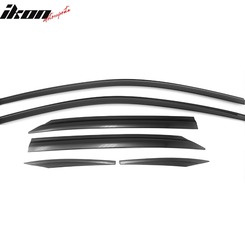 2015-2017 Toyota Camry Dark Smoke Window Visors Rain Sun Guard ABS