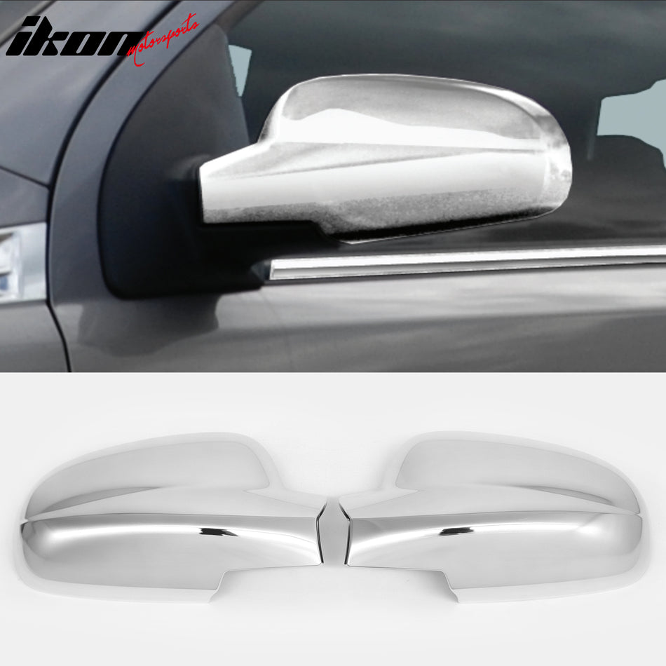 Side Rearview Mirror Cover Cap for Chevy Aveo Aveo5 2004-2011 Chrome 2PCS