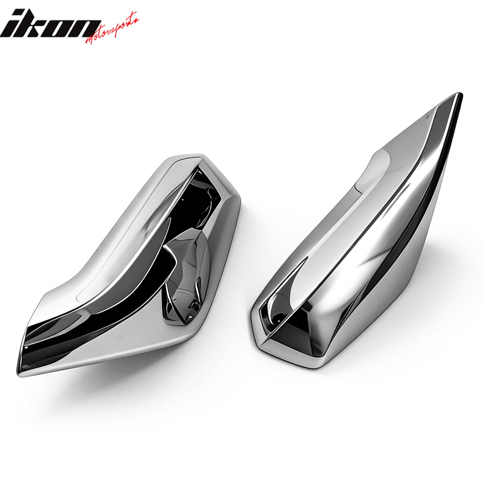 Fits 10-15 Chevrolet Camaro Side Rearview Mirror Cover Cap Replacement Chrome